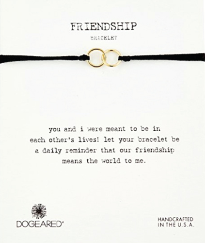 Dogeared Friendship Double-Linked Rings Bracelet