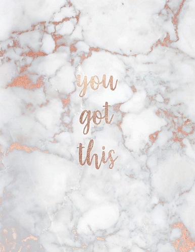 Marble Quote Notebook