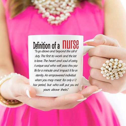 Inspirational Quote Nurse Coffee Mug