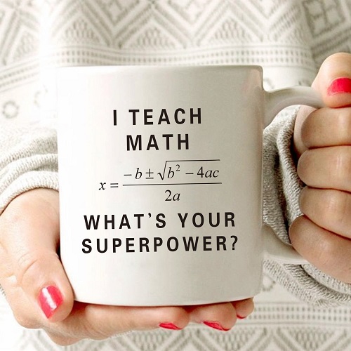 Funny Math Teacher Coffee Mug