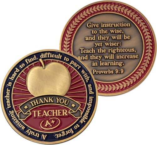 Teacher Appreciation Coin