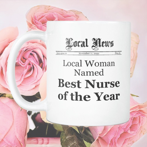 Best Nurse of the Year Coffee Mug