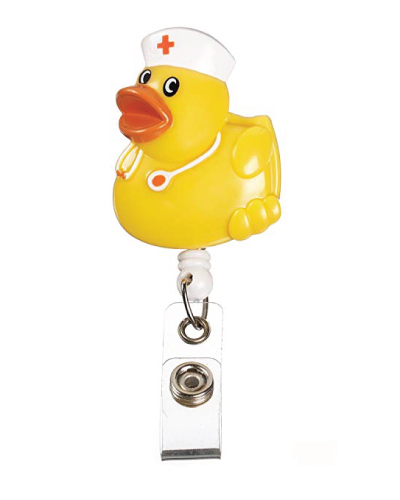 Nurse Duck Retractable Badge Holder