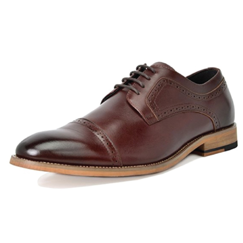 Bruno Marc Italian Leather Oxford Shoes