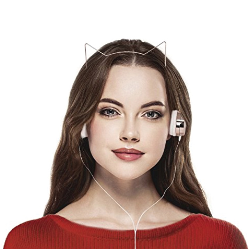 Rose Gold Cat Ear Headphones
