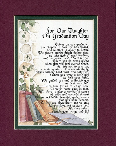 graduation poem for daughter