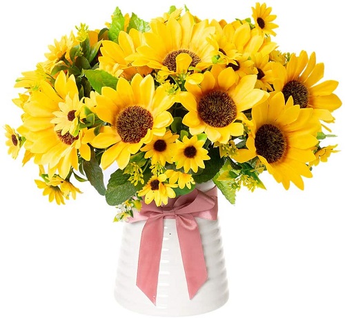 Artificial Sunflower in Vase