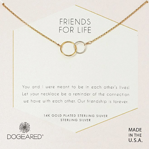 Dogeared Friends For Life Necklace