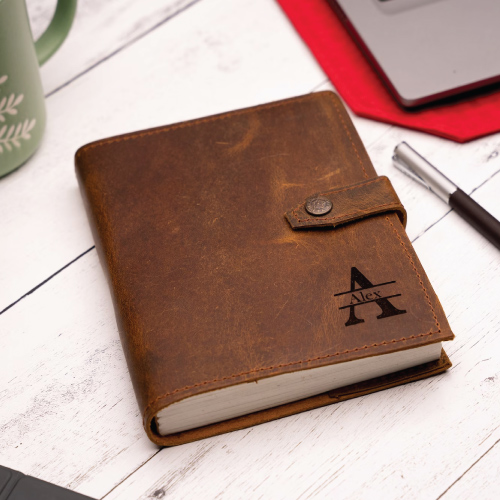 Personalized Refillable Leather Journal