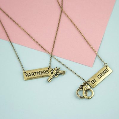 Partners In Crime BFF Necklace Set