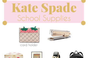 Kate Spade New York School Supplies You Will LOVE! 16 Cute Stuff