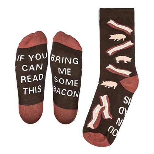 Bring Me Some Bacon Socks | College Gifts for Guys