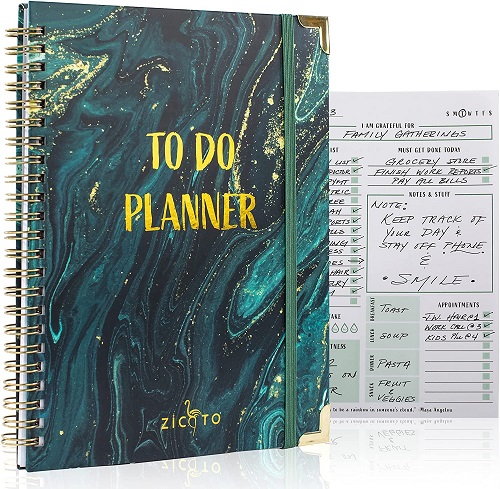 Simplified Marble To Do List Notebook