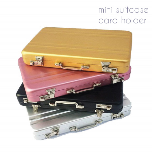 Mini Suitcase Card Holder
