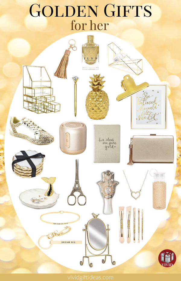 Gold Gifts | 23 Golden Gift Ideas for 