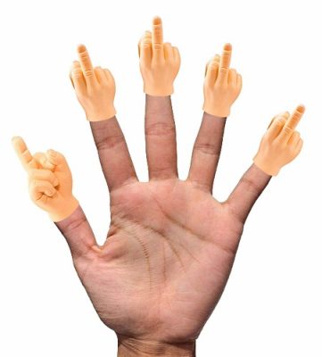 Obscene Finger Hand Puppet