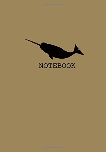 narwhal-gifts Narwhal Unruled Notebook