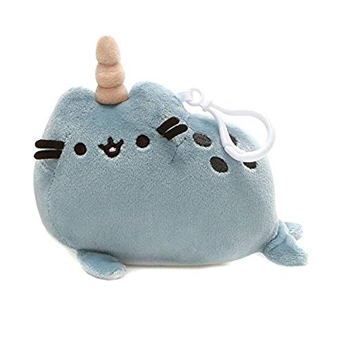 narwhal-gifts GUND Pusheen Narwhal Backpack Clip
