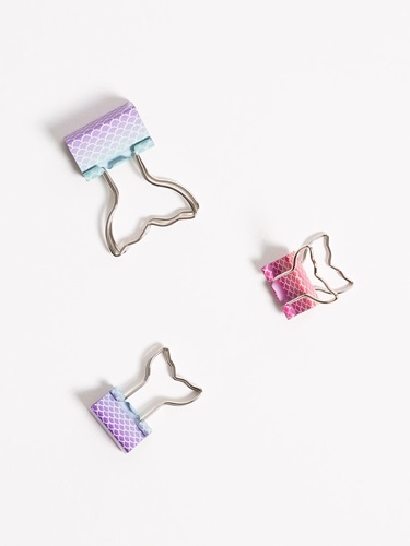 Mermaid Tail Binder Clips