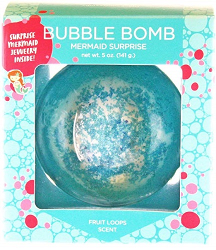 mermaid bubble bath bomb with surprise