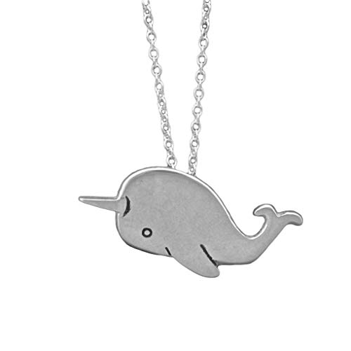 narwhal-gifts Pewter Narwhal Necklace