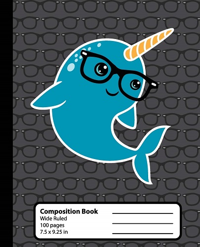 narwhal-gifts Narwhal Composition Book