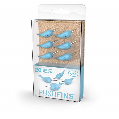 narwhal-gifts Fred & Friends Narwhal Pushpins