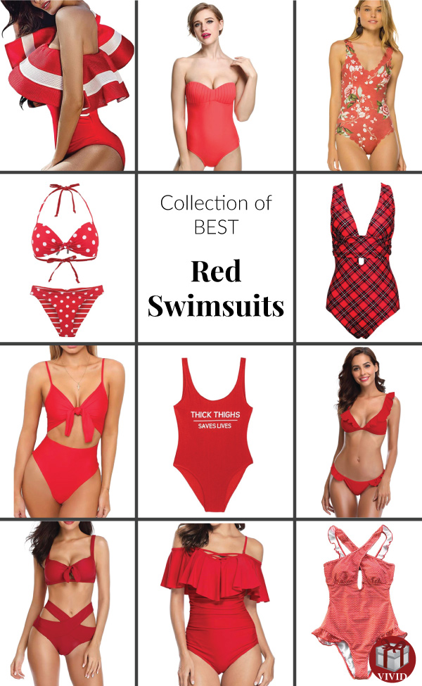 Red Summer Swimsuits 