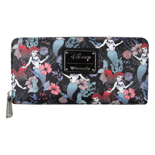 Loungefly Disney The Little Mermaid Ariel Floral Print Wallet