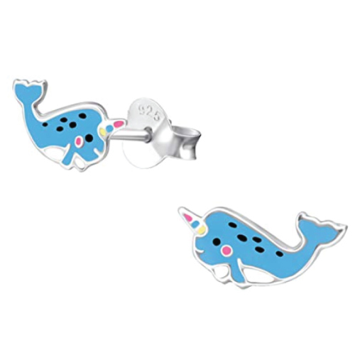 narwhal-gifts narwhal Stud Earrings