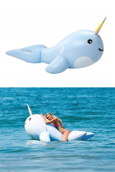 narwhal-gifts Giant Narwhal Inflatable Pool Float