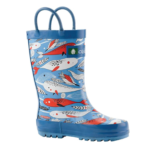 narwhal-gifts Narwhal Rubber Rain Boots
