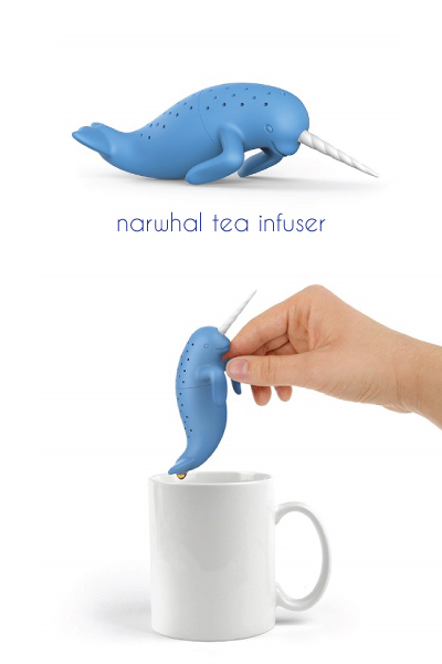narwhal-gifts Fred SPIKED TEA Narwhal Tea Infuser