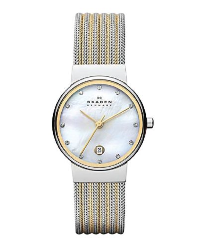 Skagen 'White Label' Stainless Steel Dress Watch