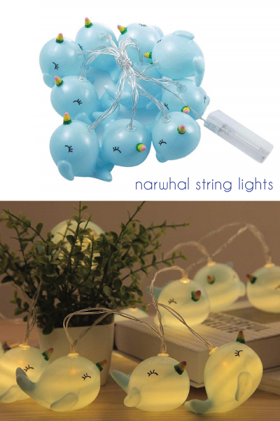 narwhal-gifts Narwhal String Lights