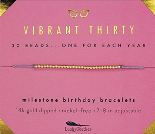 30th Birthday Bracelet