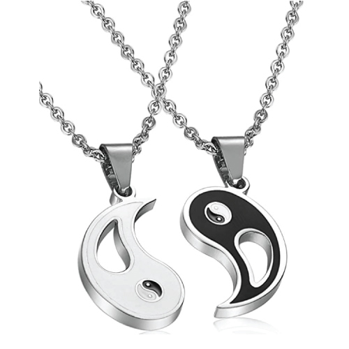 Yin and Yang Couple's Pendant Necklace - Graduation Gift For Boyfriend