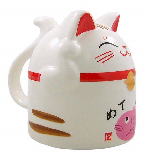 Japanese Maneki Neko Lucky Cat Mug | Cat Coffee