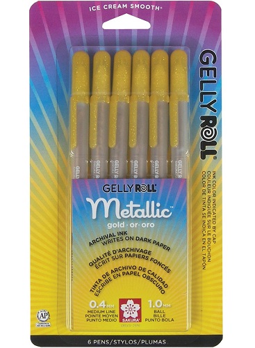 Sakura Gelly Roll Gold Pens
