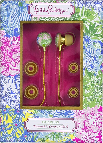 Lilly Pulitzer Earbuds (Cheek to Cheek)