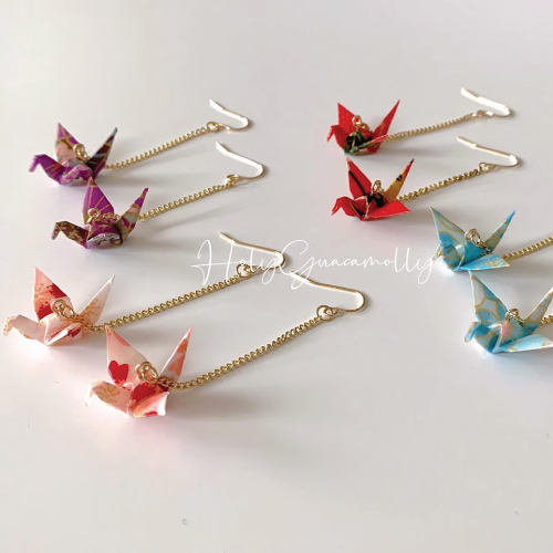 Origami Earrings | Inexpensive Mothers Day gifts 