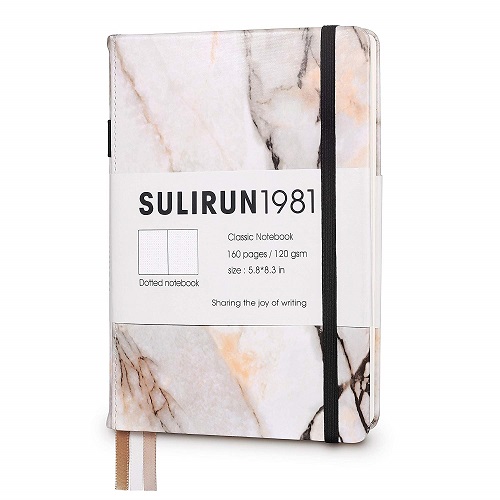 SULIRUN1981 Hardcover Notebook JournalÂ marble back to school supplies