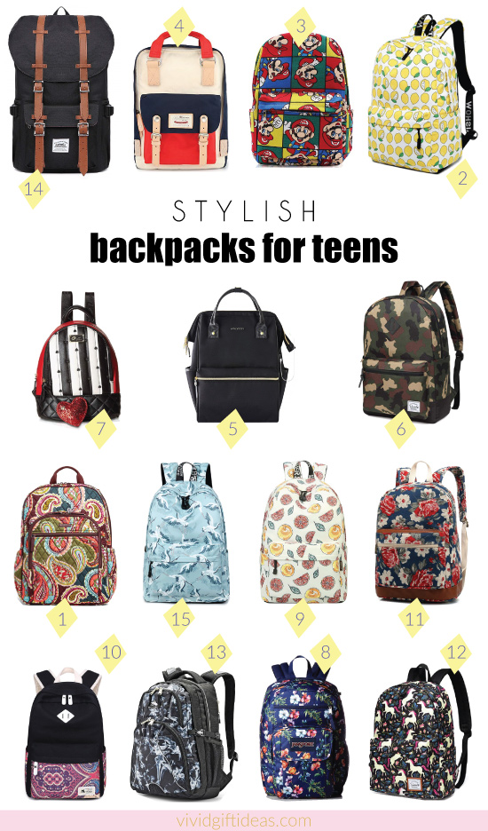 Top 15 Cute Backpacks For Teenage Girls | Cool Teen Girl School Bags