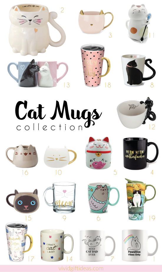 Cat Mug Collection | Cat Coffee Mugs