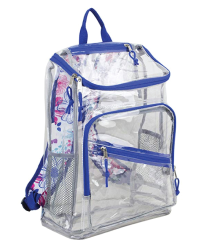Eastsport Clear Top Loader Backpack Cute 