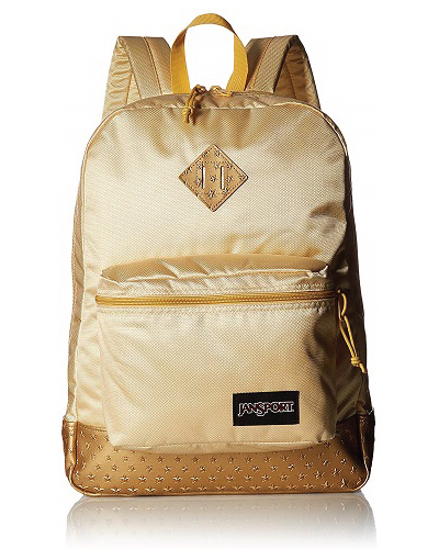 JanSport Gold Stars Super FX Backpack Glamorous Bag