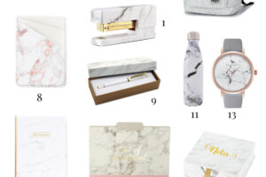 14 Marble Design Stationery and School Supplies