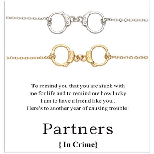 Cyberny Handcuff Best Friend Bracelet Set