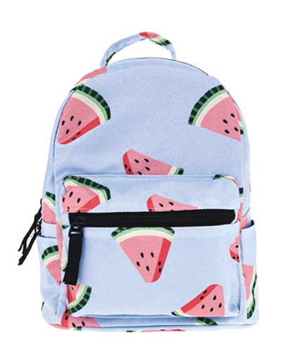 cute-mini-backpacks Watermelon Print Mini BackpackÂ 