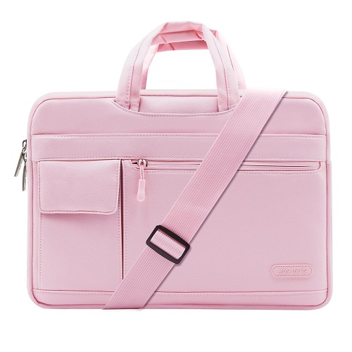 MOSISO Laptop Shoulder BagÂ  Pink-Back-to-School-Supplies